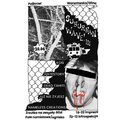 SUBURBAN WAVE! vol.III - JUŻ NIE ŻYJESZ / KOŃ / HATESTORY / NAMELESS CREATIONS / DEAD TAHITI