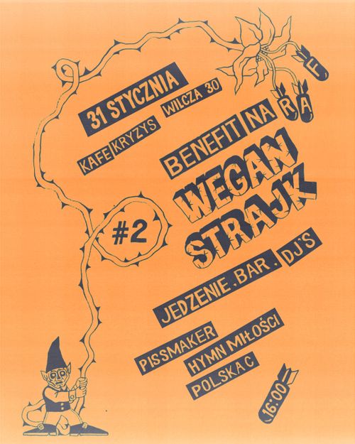 WEGAN STRAJK, BENEFIT NA RADICAL AID FORCE