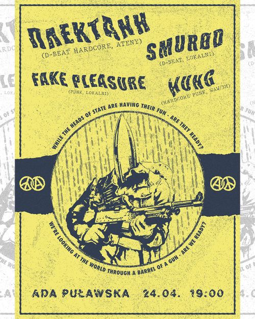 D-BEAT TALERZ: PLEKTANI / SMURØD / FAKE PLEASURE +TBA