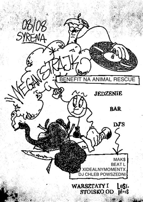 WEGAN STRAJK, BENEFIT NA ANIMAL RESCUE KHARKIV 08.08