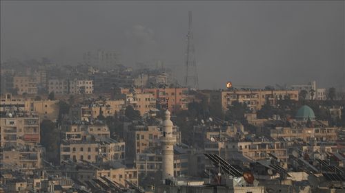 Demonstracja w obronie ludności kurdyjskiej w Aleppo